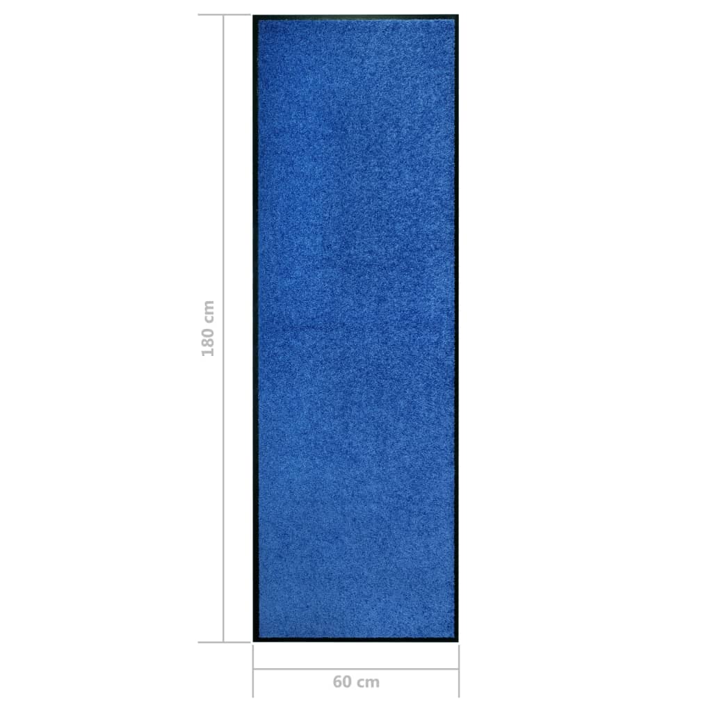 Zerbino Lavabile Blu 60x180 cm 323441