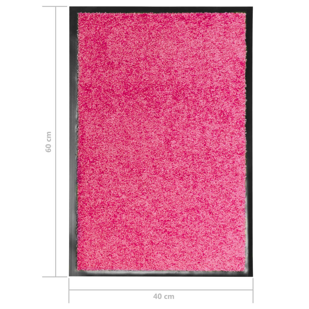 Zerbino Lavabile Rosa 40x60 cm 323445