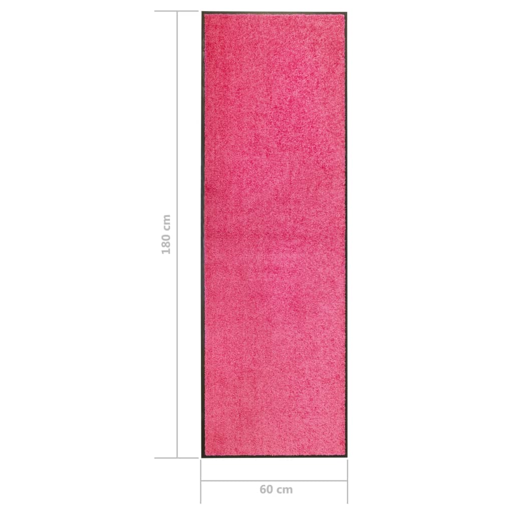 Zerbino Lavabile Rosa 60x180 cm 323447