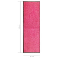 Zerbino Lavabile Rosa 60x180 cm 323447