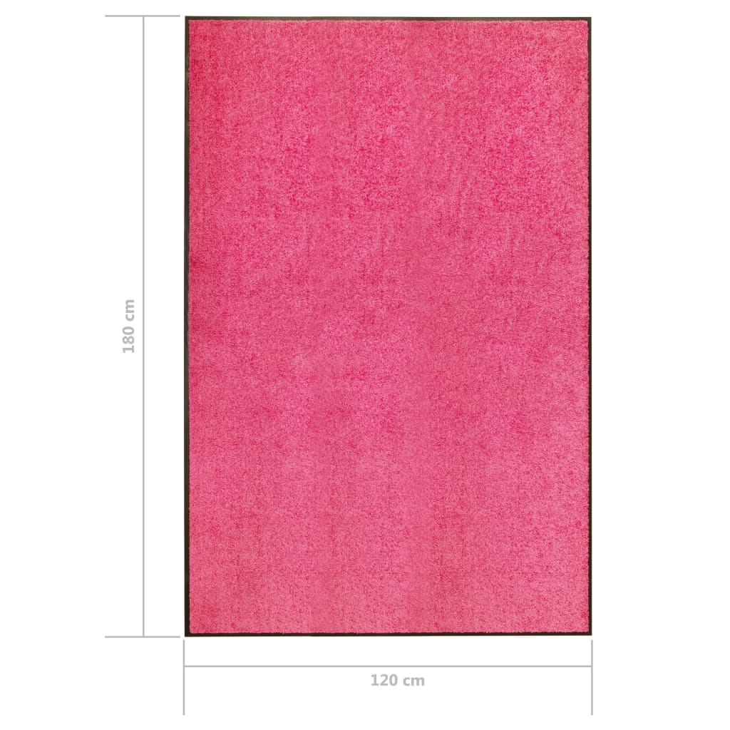 Zerbino Lavabile Rosa 120x180 cm 323450