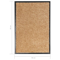 Zerbino Lavabile Crema 40x60 cm 323463