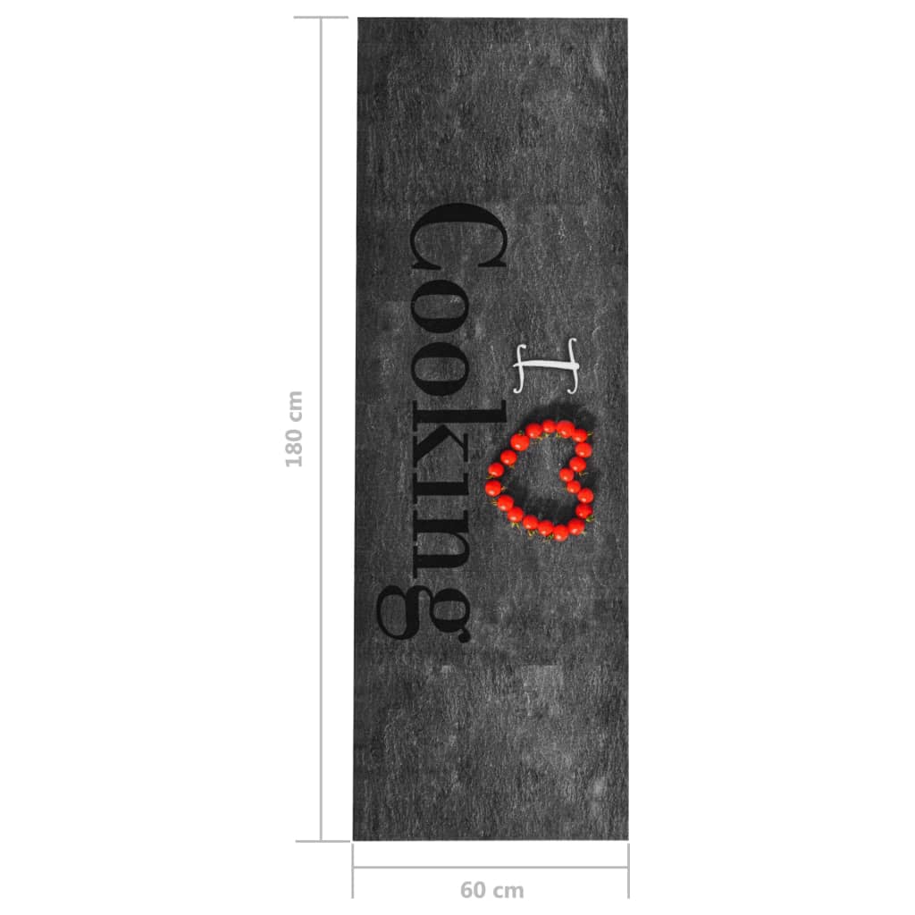 Tappetino da Cucina Lavabile Cooking 60x180 cm 323472