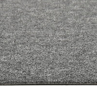 Quadrotte di Moquette 20 pz 5 m² 50x50 cm Grigie 147311