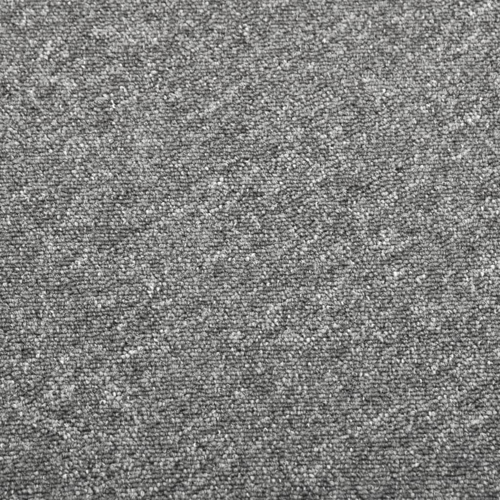 Quadrotte di Moquette 20 pz 5 m² 50x50 cm Grigie 147311