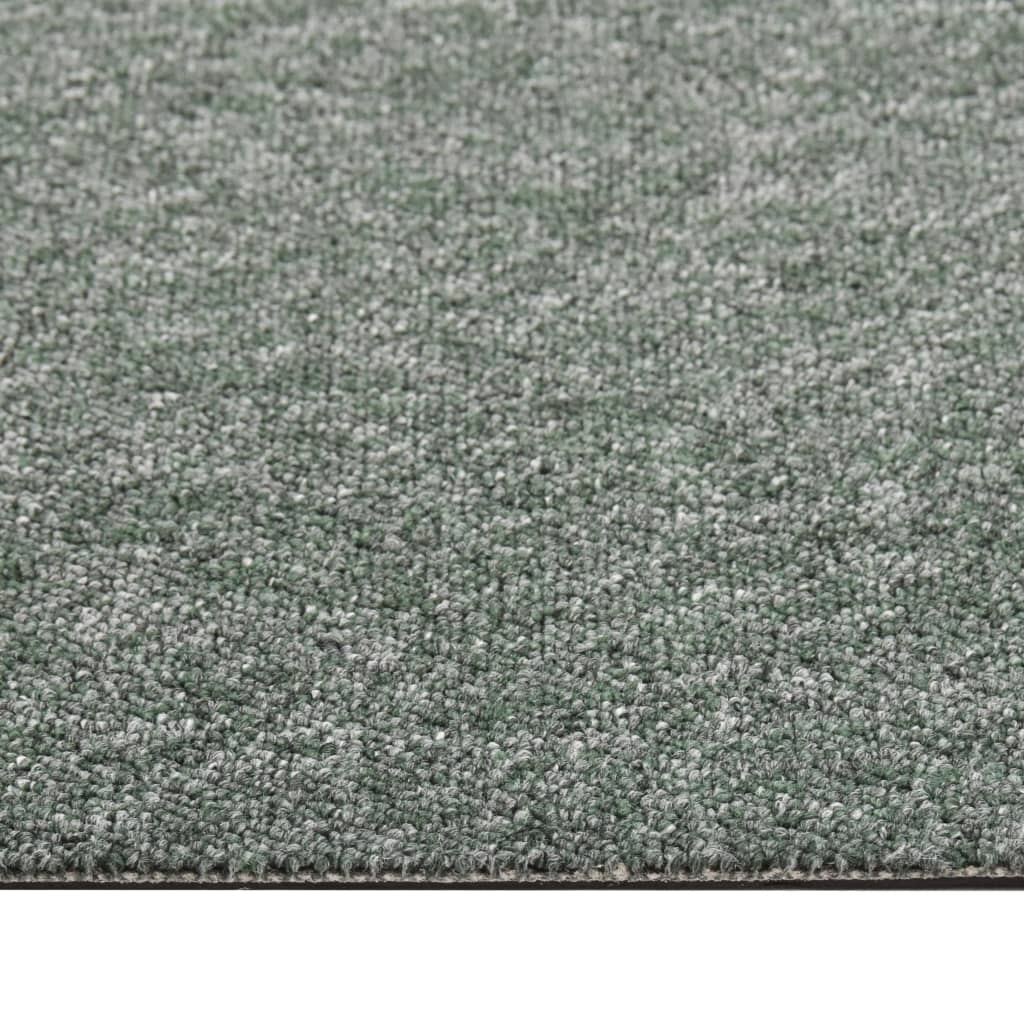 Quadrotte di Moquette 20 pz 5 m² 50x50 cm Verdi 147313