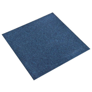 Quadrotte di Moquette 20 pz 5 m² 50x50 cm Blu Scuro cod mxl 49550