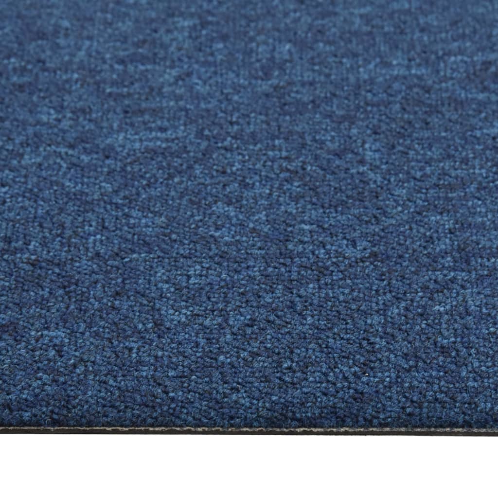 Quadrotte di Moquette 20 pz 5 m² 50x50 cm Blu Scuro cod mxl 49550