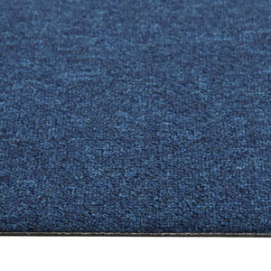 Quadrotte di Moquette 20 pz 5 m² 50x50 cm Blu Scuro 147315