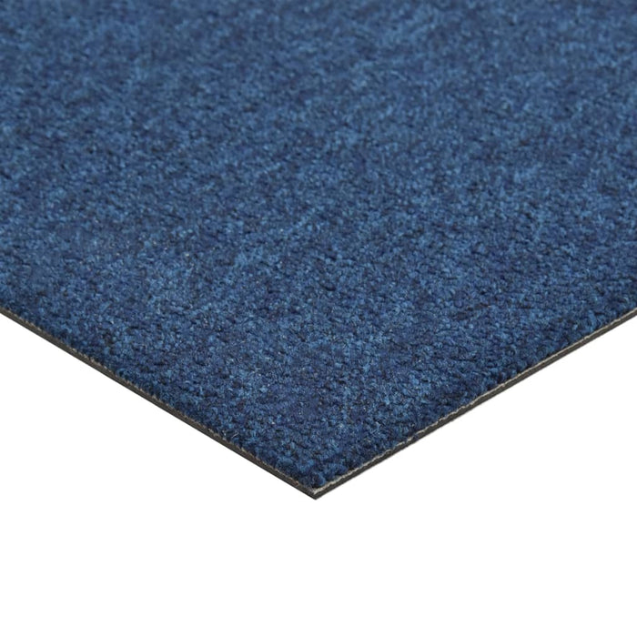 Quadrotte di Moquette 20 pz 5 m² 50x50 cm Blu Scuro cod mxl 49550