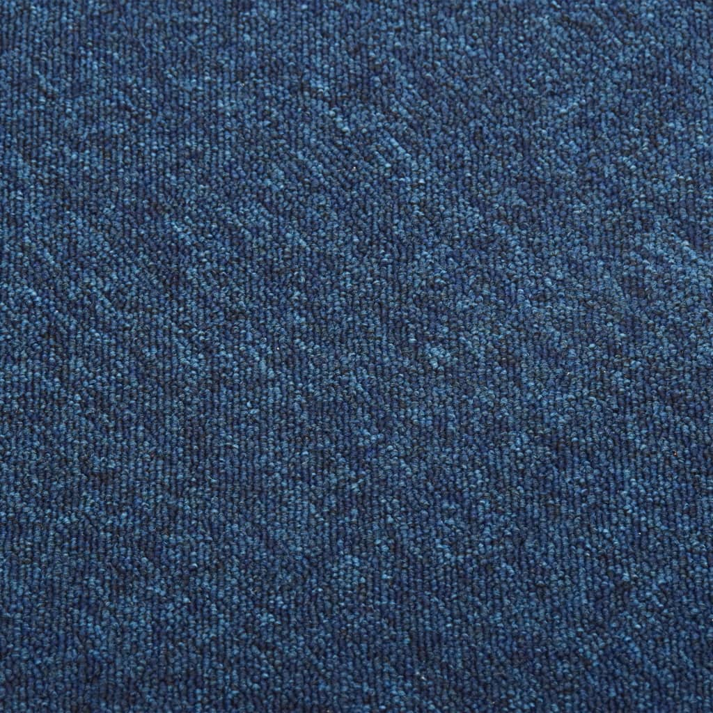 Quadrotte di Moquette 20 pz 5 m² 50x50 cm Blu Scuro 147315