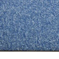 Quadrotte di Moquette 20 pz 5 m² 50x50 cm Blu 147316