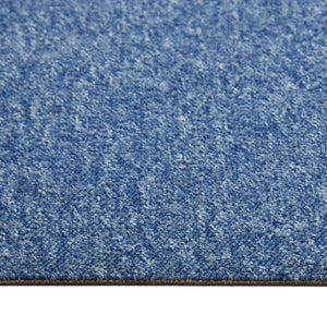 Quadrotte di Moquette 20 pz 5 m² 50x50 cm Blu 147316