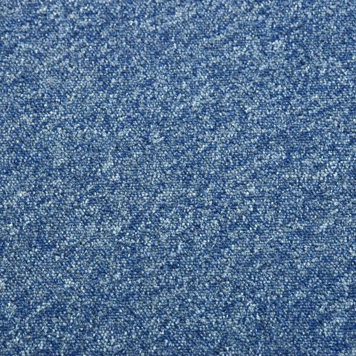 Quadrotte di Moquette 20 pz 5 m² 50x50 cm Blu 147316