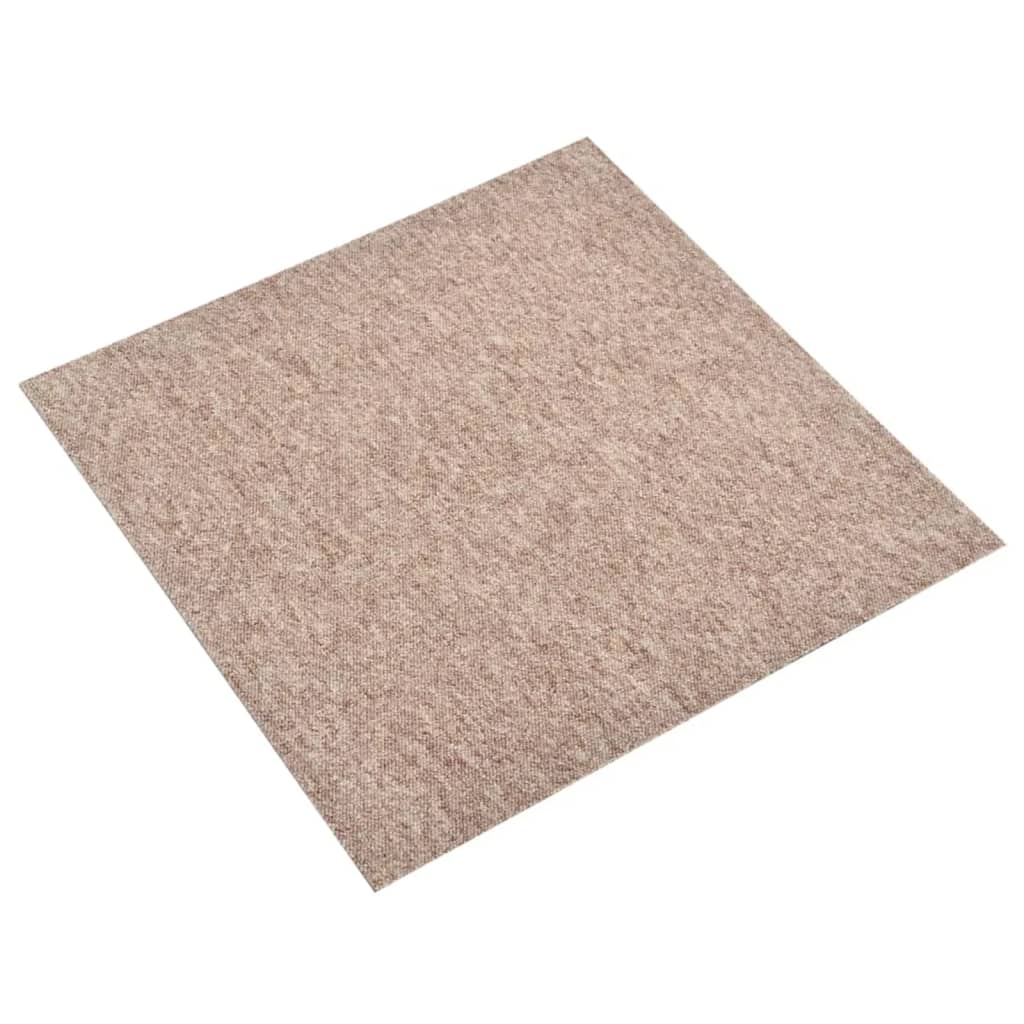 Quadrotte di Moquette 20 pz 5 m² 50x50 cm Beige 147318