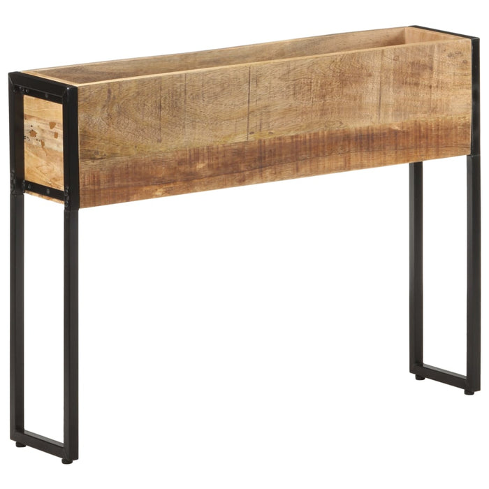 Fioriera 90x20x68 cm in Legno di Mango Grezzo 321938