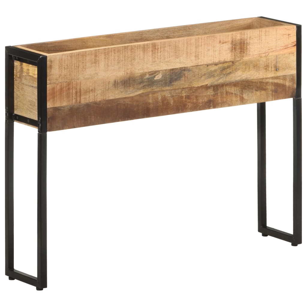 Fioriera 90x20x68 cm in Legno di Mango Grezzo 321938