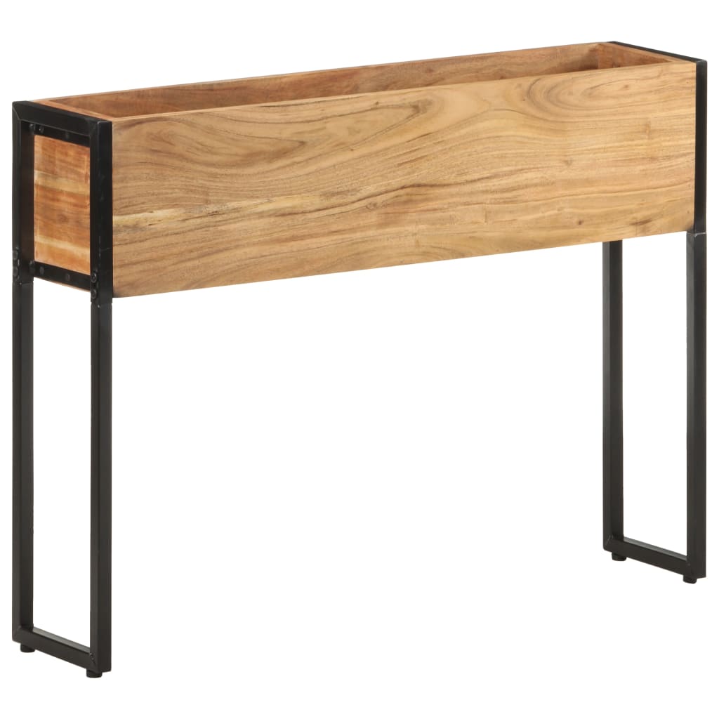 Fioriera 90x20x68 cm in Legno Massello di Acacia 321939