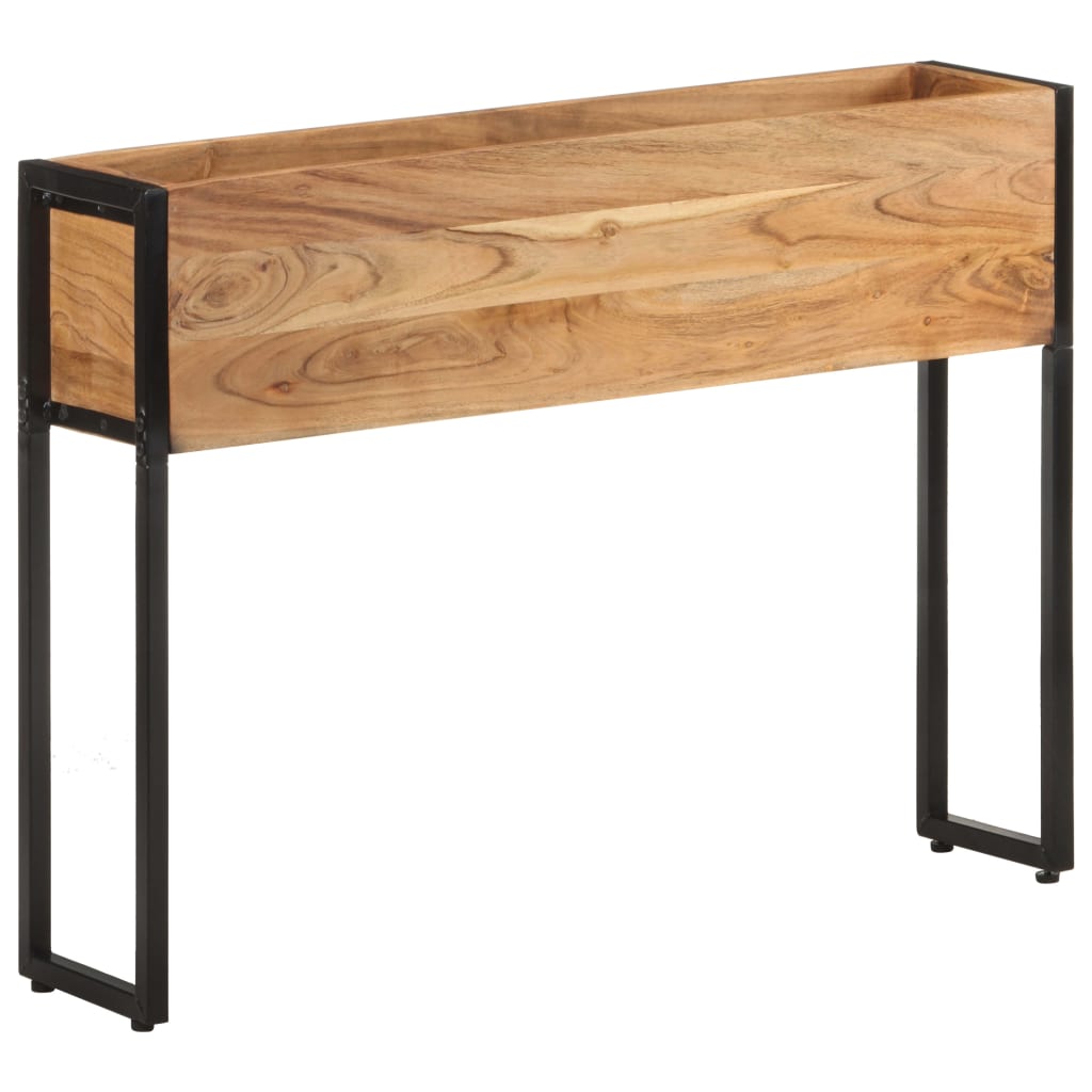 Fioriera 90x20x68 cm in Legno Massello di Acacia 321939