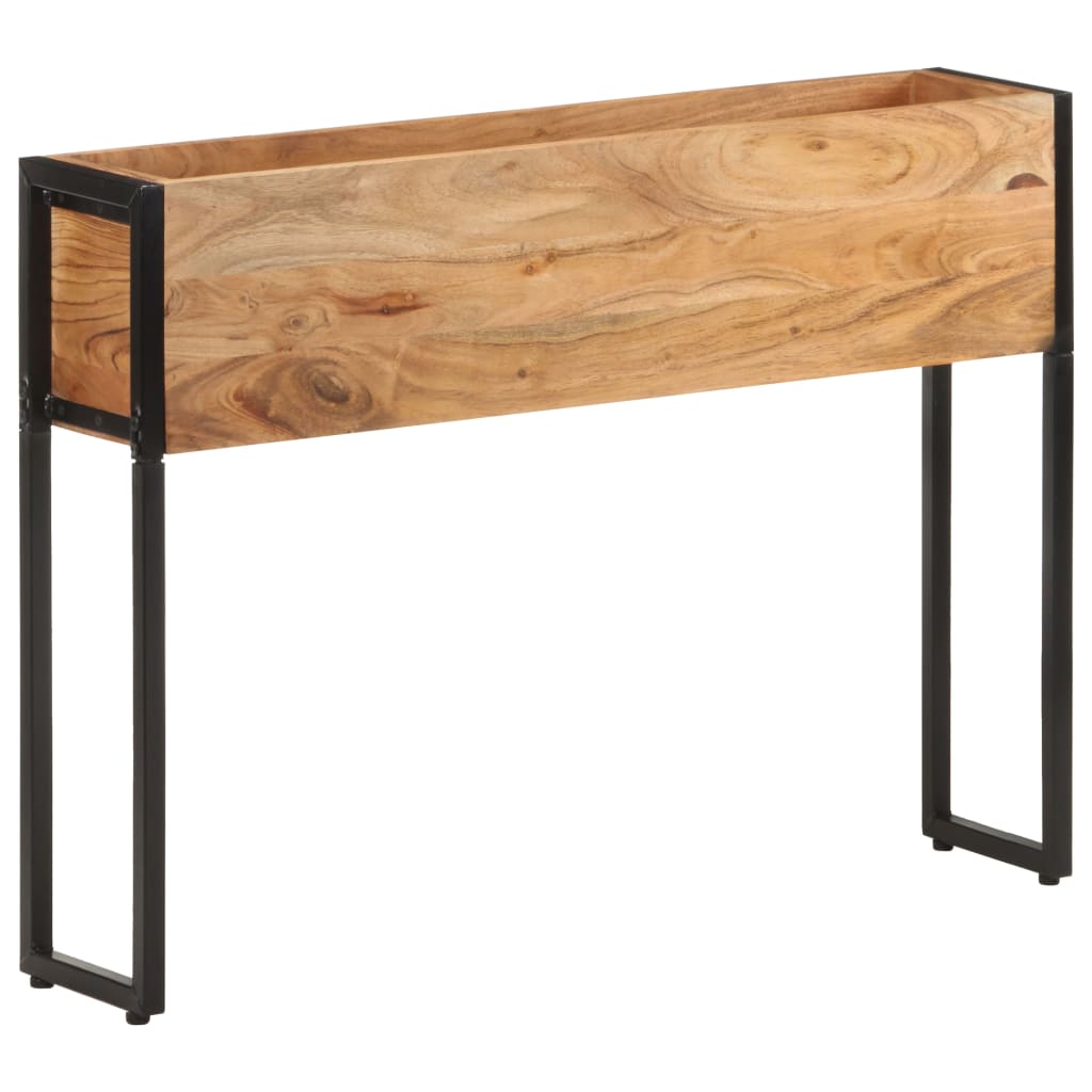 Fioriera 90x20x68 cm in Legno Massello di Acacia 321939