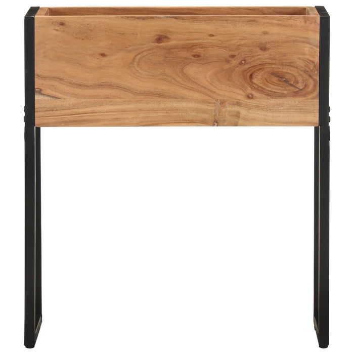 Fioriera 60x20x68 cm in Legno Massello di Acacia 321942