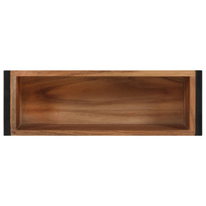 Fioriera 60x20x68 cm in Legno Massello di Acacia 321942