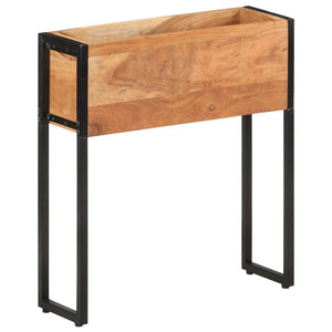 Fioriera 60x20x68 cm in Legno Massello di Acacia 321942