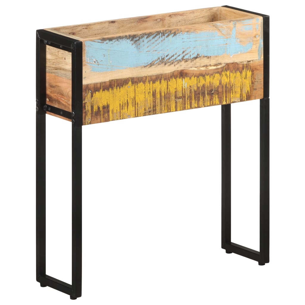 Fioriera 60x20x68 cm in Legno Massello di Recupero cod mxl 66817