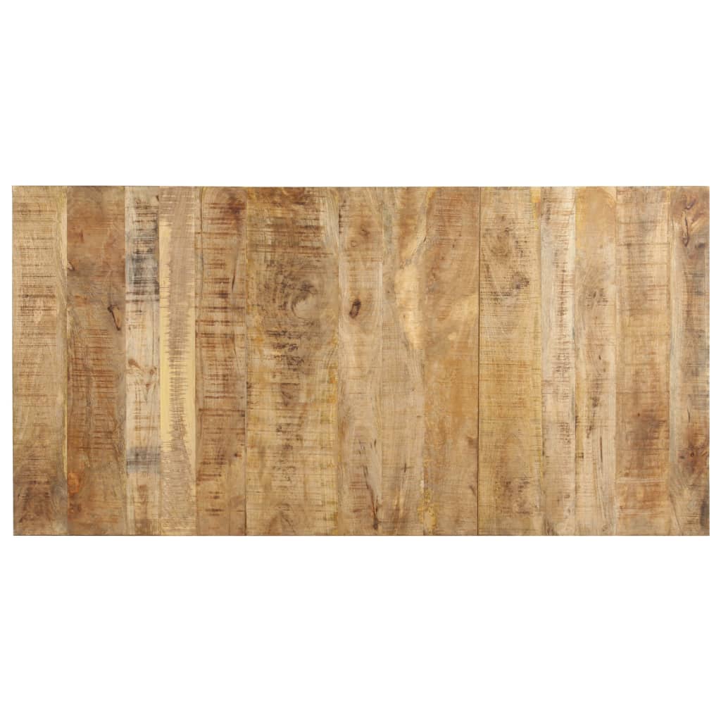 Tavolo da Pranzo 180x90x76 cm in Legno Massello di Mango Grezzo 321975