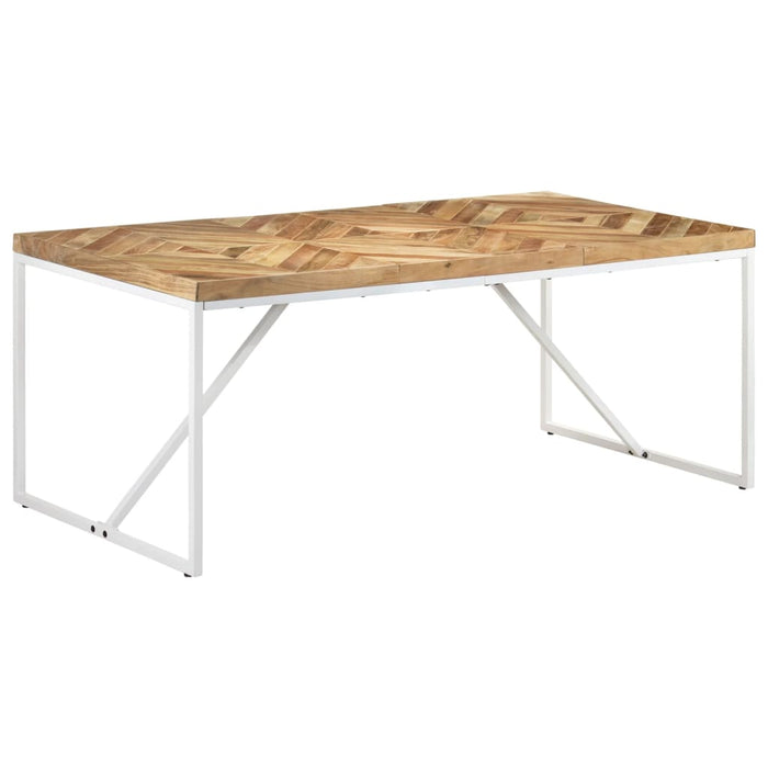 Tavolo da Pranzo 180x90x76 cm Legno Massello di Acacia e Mango cod mxl 27120