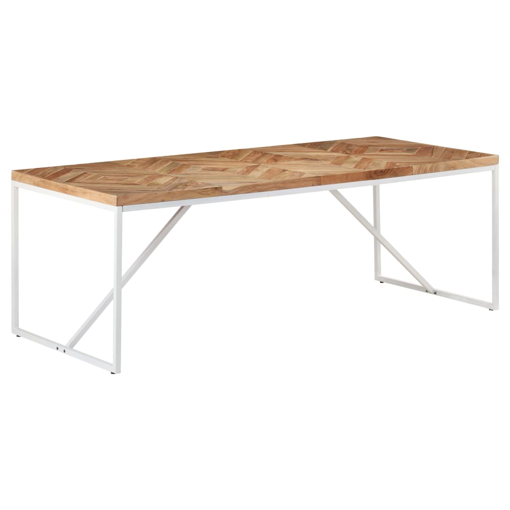 Tavolo da Pranzo 200x90x76 cm Legno Massello di Acacia e Mango 323553