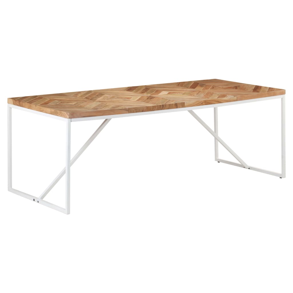 Tavolo da Pranzo 200x90x76 cm Legno Massello di Acacia e Mango 323553