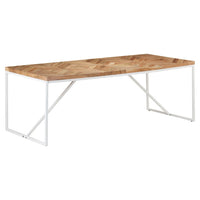 Tavolo da Pranzo 200x90x76 cm Legno Massello di Acacia e Mango 323553