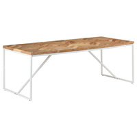 Tavolo da Pranzo 200x90x76 cm Legno Massello di Acacia e Mango 323553