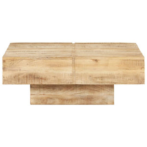 Tavolino da Caffè 80x80x28 cm in Legno Massello di Mango cod mxl 62420