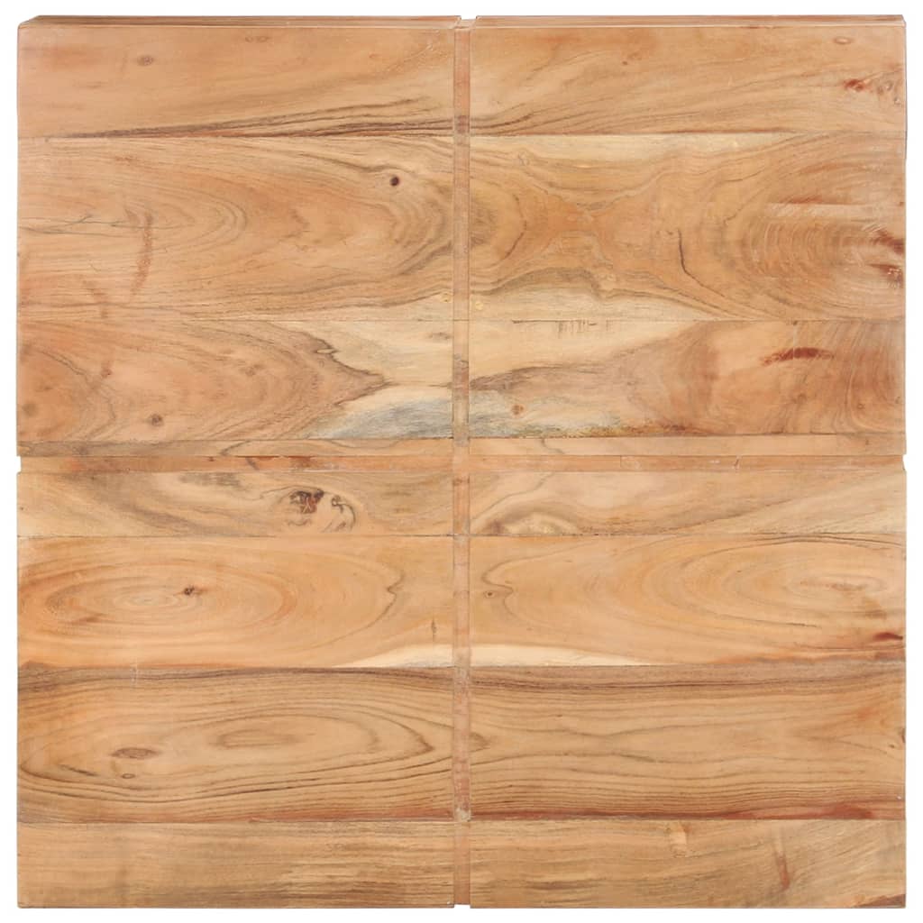 Tavolino da Caffè 80x80x28 cm in Legno Massello di Acacia 323593