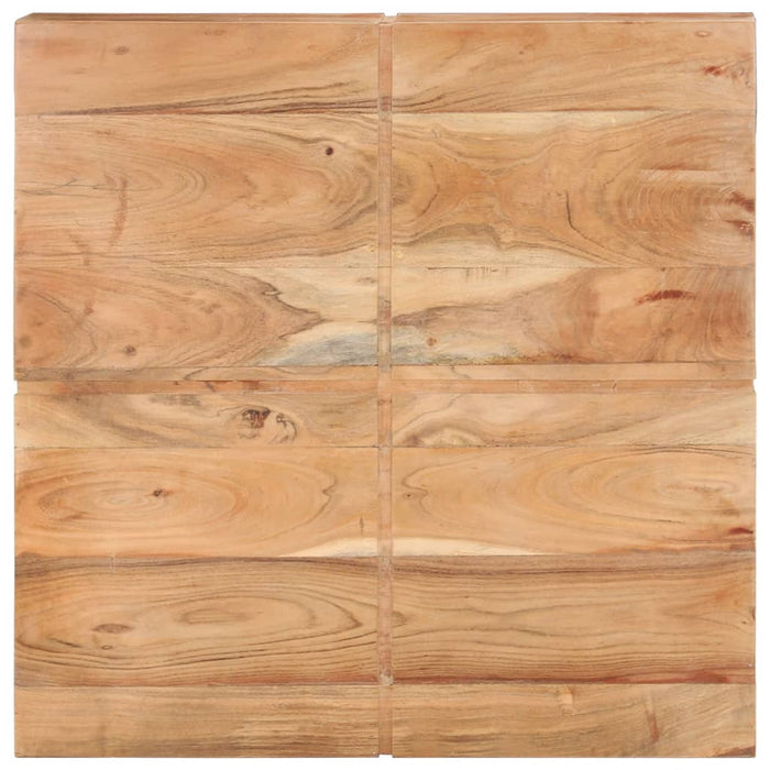 Tavolino da Caffè 80x80x28 cm in Legno Massello di Acacia 323593