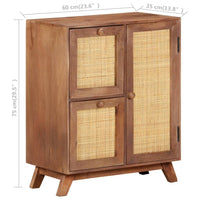 Credenza 60x35x75 cm in Legno Massello di Mango cod mxl 16781