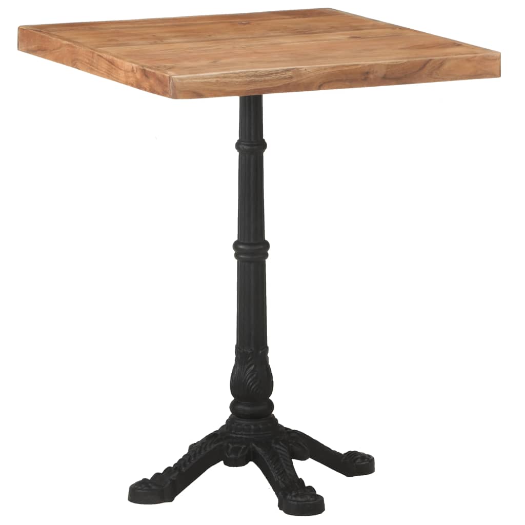 Tavolo da Bistrot 60x60x76 cm in Legno Massello di Acacia 321085