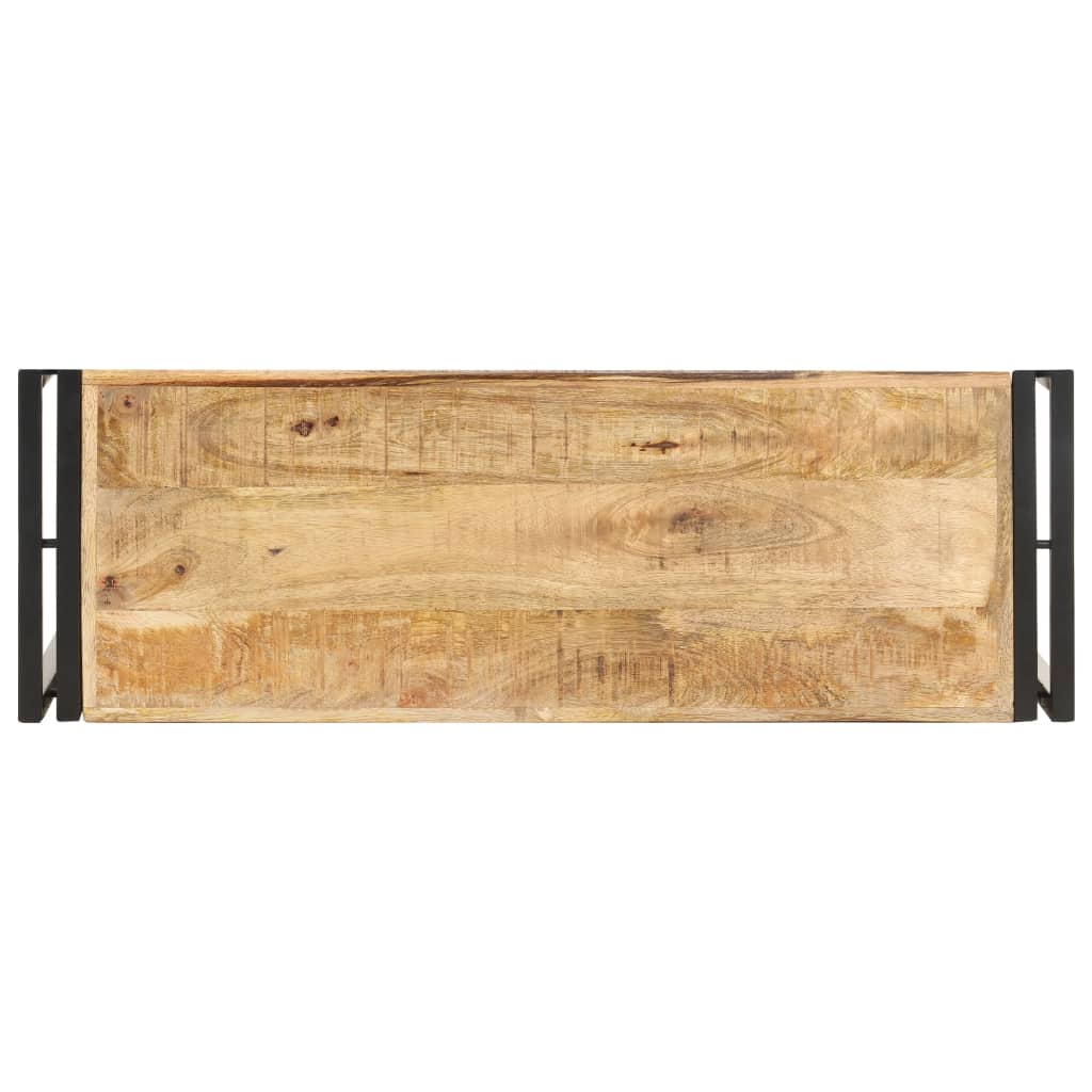 Tavolo Consolle 90x30x75 cm in Legno di Mango Grezzo cod mxl 54918