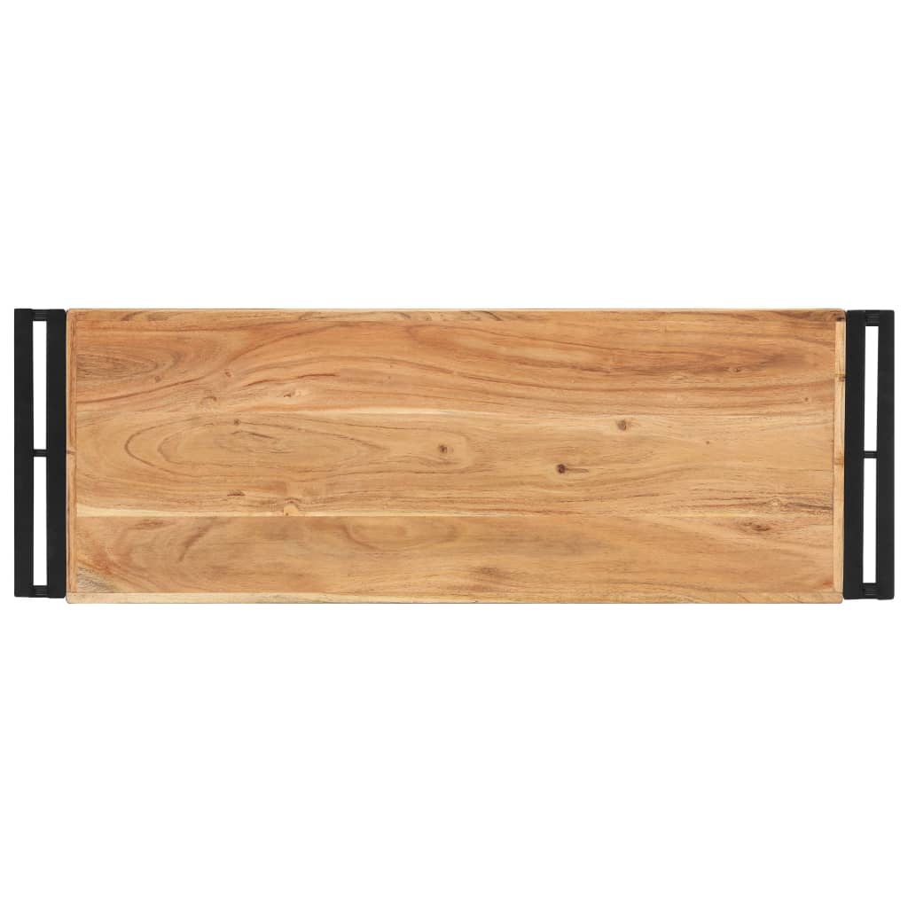 Tavolo Consolle 90x30x75 cm in Legno Massello di Acacia 321097