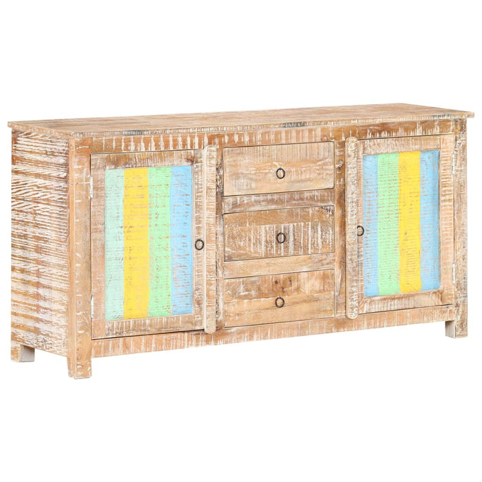 Credenza 151x40x75 cm in Legno Grezzo di Acacia