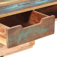 Scrivania 118x48x75 cm in Legno Massello di Recupero cod mxl 69634