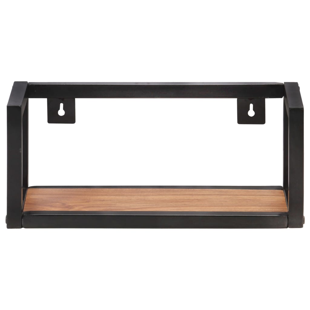 Mensole a Muro 2 pz 40 cm in Legno Massello di Acaciacod mxl 70534