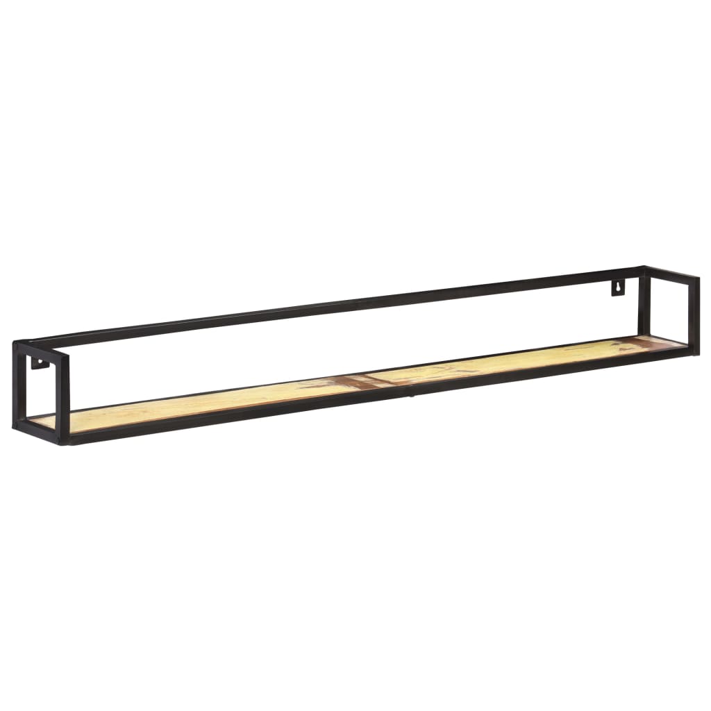 Mensole a Muro 2 pz 160 cm in Legno Massello di Recupero cod mxl 32748