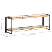 Mobile Porta TV 120x30x40 cm in Legno Massello di Recupero cod mxl 33980