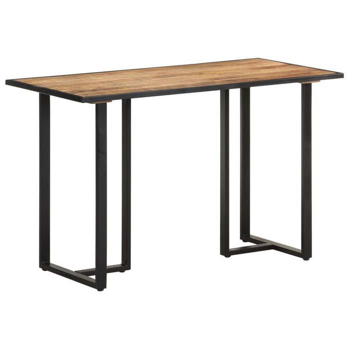 Tavolo da Pranzo 120 cm in Legno Massello di Mango Grezzo 320689