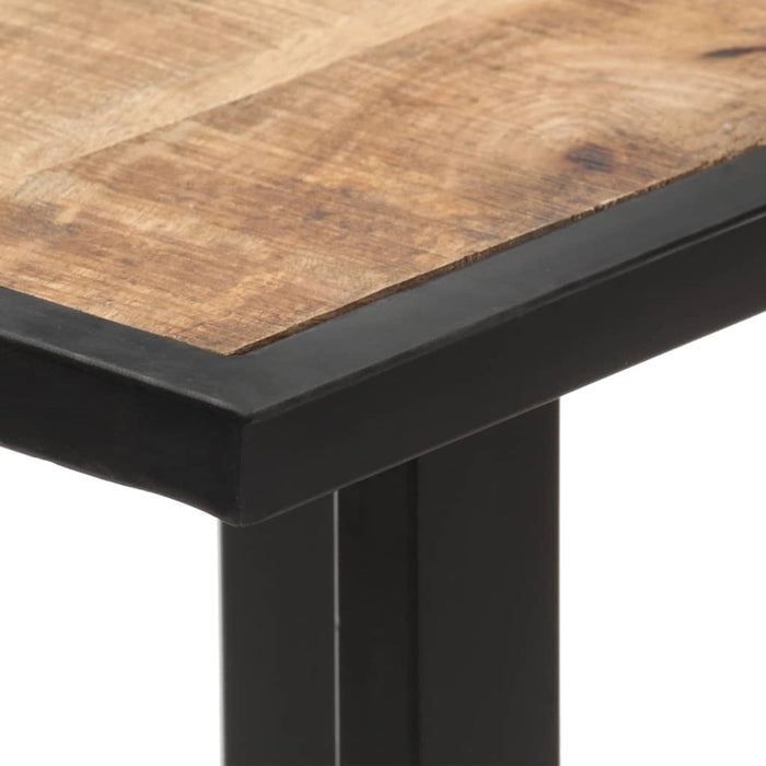 Tavolo da Pranzo 140 cm in Legno di Mango Grezzo 320691