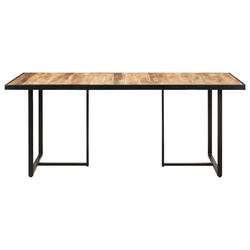 Tavolo da Pranzo 160 cm in Legno Massello di Mango Grezzo cod mxl 15622