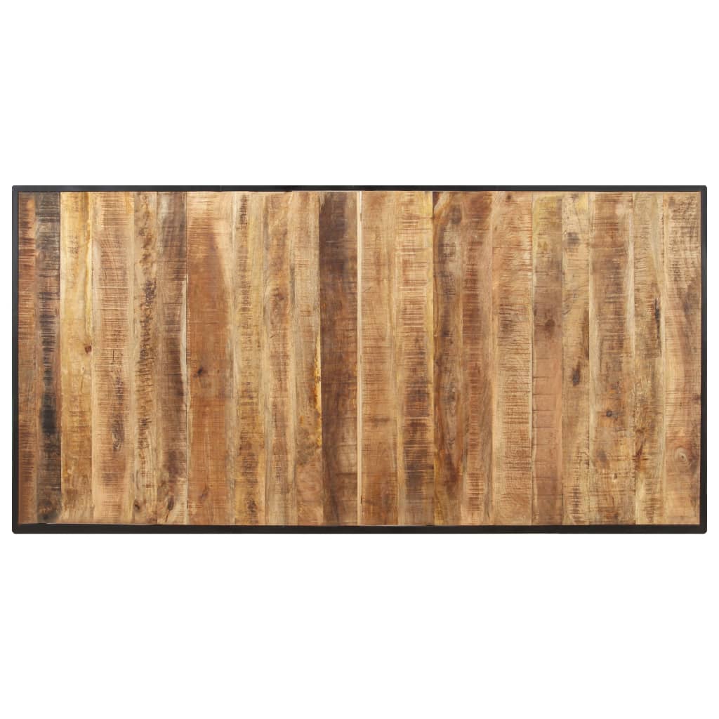 Tavolo da Pranzo 160 cm in Legno Massello di Mango Grezzo cod mxl 15622